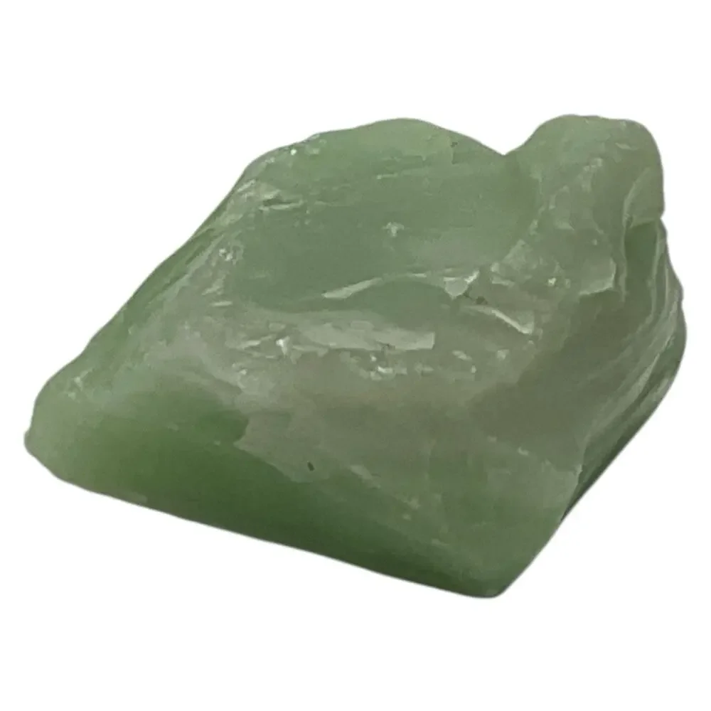 Lime‎ Green Art Glass Cullet Glowing Manganese Slag #5GL151